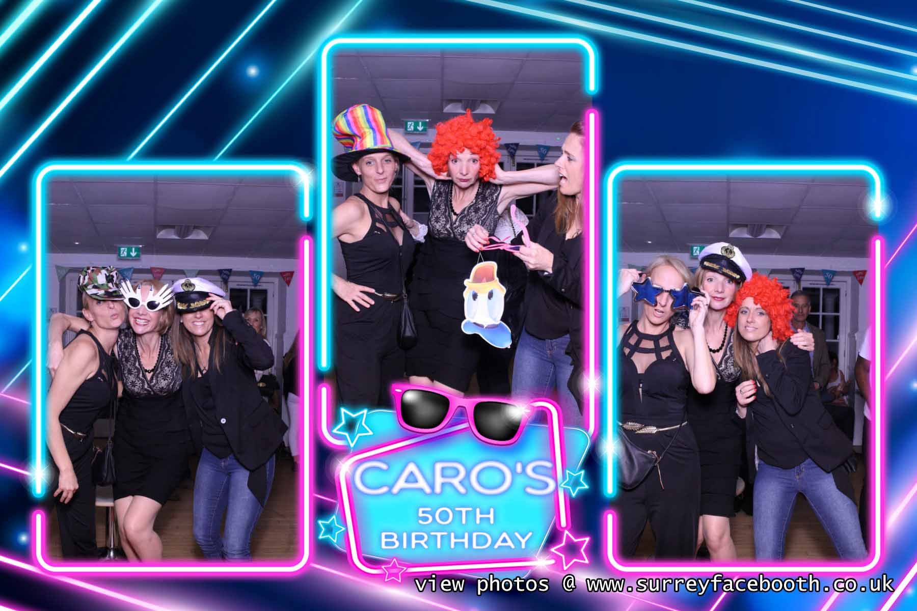 Caroline's 50th Birthday | View more photos from the event at galleries.surreyfacebooth.co.uk/u/Surrey-FaceBooth/Carolines-50th-Birthday